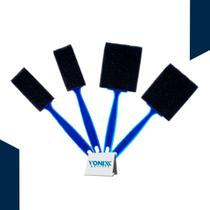 Kit 4 pinceis de espuma detalhamento vonixx