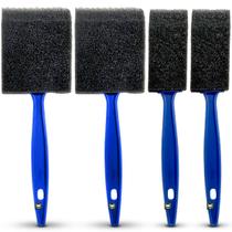 Kit 4 Pincéis Espuma Macio Detalhamento Grade Ar Vonixx Kit 4 Pincéis Espuma Macio Detalhamento Grade Ar Vonixx