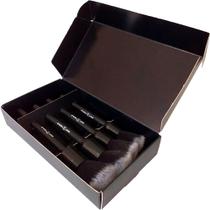 Kit 4 Pinceis Premium Ultra Macios 10 12 16 18