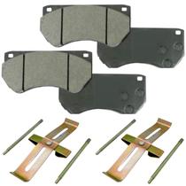 Kit 4 pino + 2 trava mola alinhador + pastilhas freio dianteiro gm a40 c40 d40 d6000 - gmc 6100 6150 1985 a 2003 (2 ld)