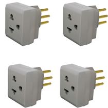 Kit 4 pino adaptador 2p t 10a - cz lorenzetti Kit 4 pino adaptador 2p t 10a - cz lorenzetti