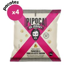 Kit 4 pipoca pronta parmesao e azeite trufado 40g do johnny Kit 4 pipoca pronta parmesao e azeite trufado 40g do johnny