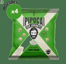 Kit 4 Pipoca Pronta Sour Cream 40G Do Johnny