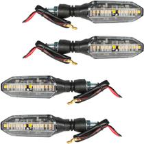 Kit 4 pisca led Modelo CB250F para CG125 CG150 Fan Titan CB300 XRE300 CBX250 Twister NXR125 NXR150 NXR160 Bros XRE YBR