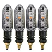 Kit 4 Pisca Seta Sequencial Para Motos Universal / Fan 125 150 / CB300 / Xre 300 / Bros 150 160