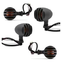 Kit 4 Pisca Seta Twister Freio Bullet Led Para Harley 12v Kit 4 Pisca Seta Twister Freio Bullet Led Para Harley 12v
