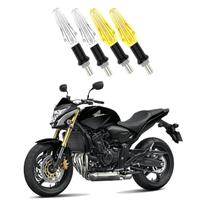 Kit 4 Pisca Setas Esportivas de Led Modelo Cristal Moto Honda CB 600F Hornet 2011 2012 2013 2014 2015 2016 2017