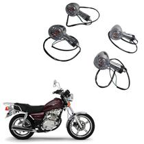 Kit 4 Piscas Completo Cristal Intruder 125 Kit 4 Piscas Completo Cristal Intruder 125