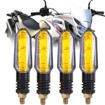 Kit 4 Piscas Led Seta Fixo Honda Cb Twister 250 Titan
