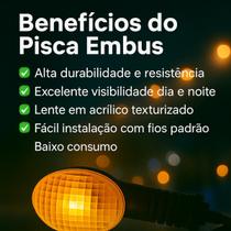 Kit 4 Piscas Seta com Lâmpada Dianteiro Traseiro Yamaha MT 03 2008 2009 2010 2011 2012 até 2020