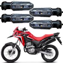 Kit 4 piscas seta led xre 300 adv 150