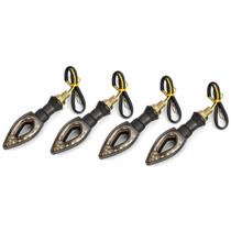 Kit 4 Piscas Seta Moto Vazado Universal 12 Leds