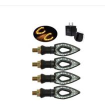 Kit 4 Piscas Seta Moto Vazado Z300 Cb Ninja 250r 300r