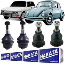 Kit 4 Pivos Inferior Superior Fusca Brasilia Variant Nakata