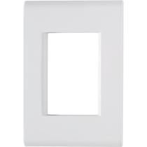 Kit 4 Placa 3 Postos Juntos 4x2 Tramontina Liz Branca Kit 4 Placa 3 Postos Juntos 4x2 Tramontina Liz Branca