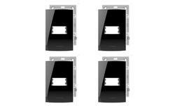 KIT 4 Placa 4x2 1 Módulo Black Piano Alumbra Inova Pro Class KIT 4 Placa 4x2 1 Módulo Black Piano Alumbra Inova Pro Class