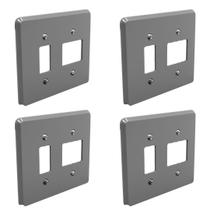 Kit 4 Placas 4x4 1 Posto Duplo + 1 Posto Silentoque 8512 Kit 4 Placas 4x4 1 Posto Duplo + 1 Posto Silentoque 8512