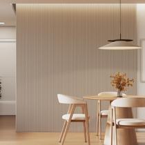 Kit 4 Placas de Painel Ripado Tóquio 250cm X 58cm X 3,3mm (rende 5,8m²) Ecorevest
