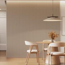 Kit 4 Placas de Painel Ripado Toronto 250cm X 58cm X 3,3mm (rende 5,8m²) Ecorevest