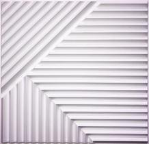 Kit 4 Placas Decorativas 3D Revestimentos 0,5Mm Ripado