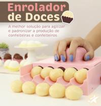 Kit 4 placas enrolador de doces brigadeiros Blue Star