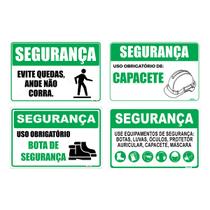 Kit 4 placas PVC 20x30cm Avisos Kit 4 placas PVC 20x30cm Avisos