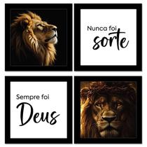 Kit 4 Placas Quadros Decorativos para Sala Cozinha Quarto Frases Café Motivação Cidades 20X20CM
