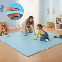 Kit 4 Placas Tapete Tatame Eva Proteção Infantil 59x59cm Tapete de Atividades Educativo Infantil