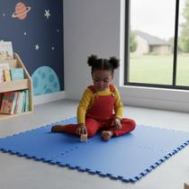 Kit 4 Placas Tatame EVA 50x50cm 10mm Linha Econômica Pq defeito Piso Emborrachado Antiderrapante Academia Infantil Yoga Pilates Exercícios Brincadeira