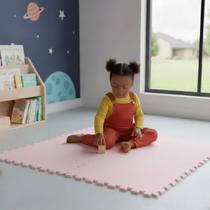 Kit 4 Placas Tatame EVA 50x50cm 10mm Linha Econômica Pq defeito Piso Emborrachado Antiderrapante Academia Infantil Yoga Pilates Exercícios Brincadeira