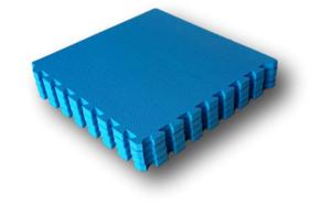 Kit 4 Placas Tatames Tapetes Eva 50x50x1cm 10mm Azul Royal Kit 4 Placas Tatames Tapetes Eva 50x50x1cm 10mm Azul Royal