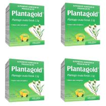 Kit 4 Planta Gold Psyllium Com 10 Sachês - Arte Nativa Kit 4 Planta Gold Psyllium Com 10 Sachês - Arte Nativa