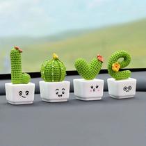 Kit 4 Plantas Suculentas Mini Cactos Formando a Palavra LOVE Decoração Realista Fofa e Divertida