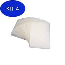 Kit 4 Plastico Para Plastificação Polaseal Rg 80x110 0.07