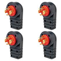 Kit 4 Plug Macho 3p+t 30a Com Trava Com Prensa Pial 56406 Kit 4 Plug Macho 3p+t 30a Com Trava Com Prensa Pial 56406