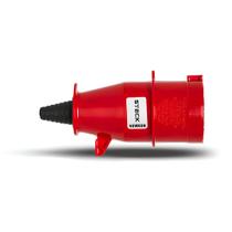 Kit 4 Plugue 3P+T 16a 380/440v Vermelho N4076 - Steck