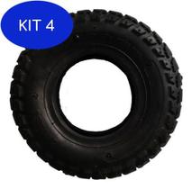 Kit 4 Pneu 200X50 Borrachudo Cadeira De Rodas Motorizada