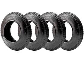 Kit 4 Pneu 3.25-8 Para Carriola Carrinho De Mão Mini Veiculos - Colson - 6357