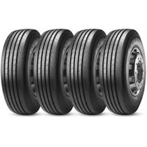 Kit 4 Pneu Argantis by Pirelli Aro 22.5 295/80r22.5 152/148M TL M+S 18PR AR70S Liso Rodoviário