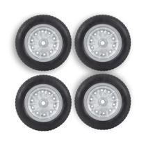 Kit 4 Pneu Completo para Carrinho de Mão e Carga 3.25 Aro 8 Kit 4 Pneu Completo para Carrinho de Mão e Carga 3.25 Aro 8