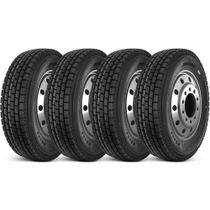 Kit 4 Pneu Durable Aro 22.5 295/80r22.5 152/148M 18PR TT DR656 Borrachudo Rodoviário