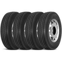 Kit 4 Pneu Durable Aro 22.5 295/80r22.5 152/148M TL DR655 Liso