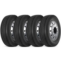 Kit 4 Pneu Durable Aro 22.5 295/80R22.5 18PR 152/148M DR766 Liso