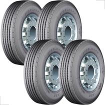 Kit 4 Pneu Steelmark Goodyear Aro 22,5 AGD Borrachudo Tração 295/80R22.5