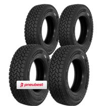 Kit 4 Pneus 215/75R17.5 Borrachudo Misto 16 Lonas 135/133J Robusto A2 Xbri