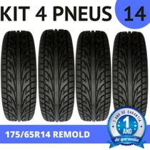 Kit 4 Pneus aro 14 175-65-14 Palio / Celta / Corsa / 206 / 207 / Fiesta / Prisma / Siena - Lojão dos Pneus