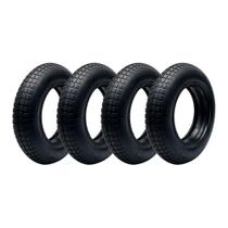 Kit 4 Pneus BRP 3.25/3.50-8 Carrinho de Mao TT 2PR Reforçado