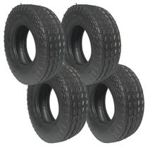 Kit 4 Pneus Para Carrinho Manual 6x2 Capacidade 40KG Borrachas Londrina