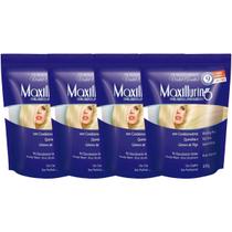 Kit 4 Pó Descolorante Ametista Profissional Violeta 9 Tons Efeito Rápido Maxilluring Pouch 300g