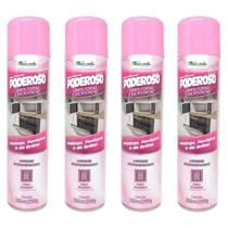 Kit 4 Poderoso Limpador Forno Microondas Espetos 300ml Kit 4 Poderoso Limpador Forno Microondas Espetos 300ml